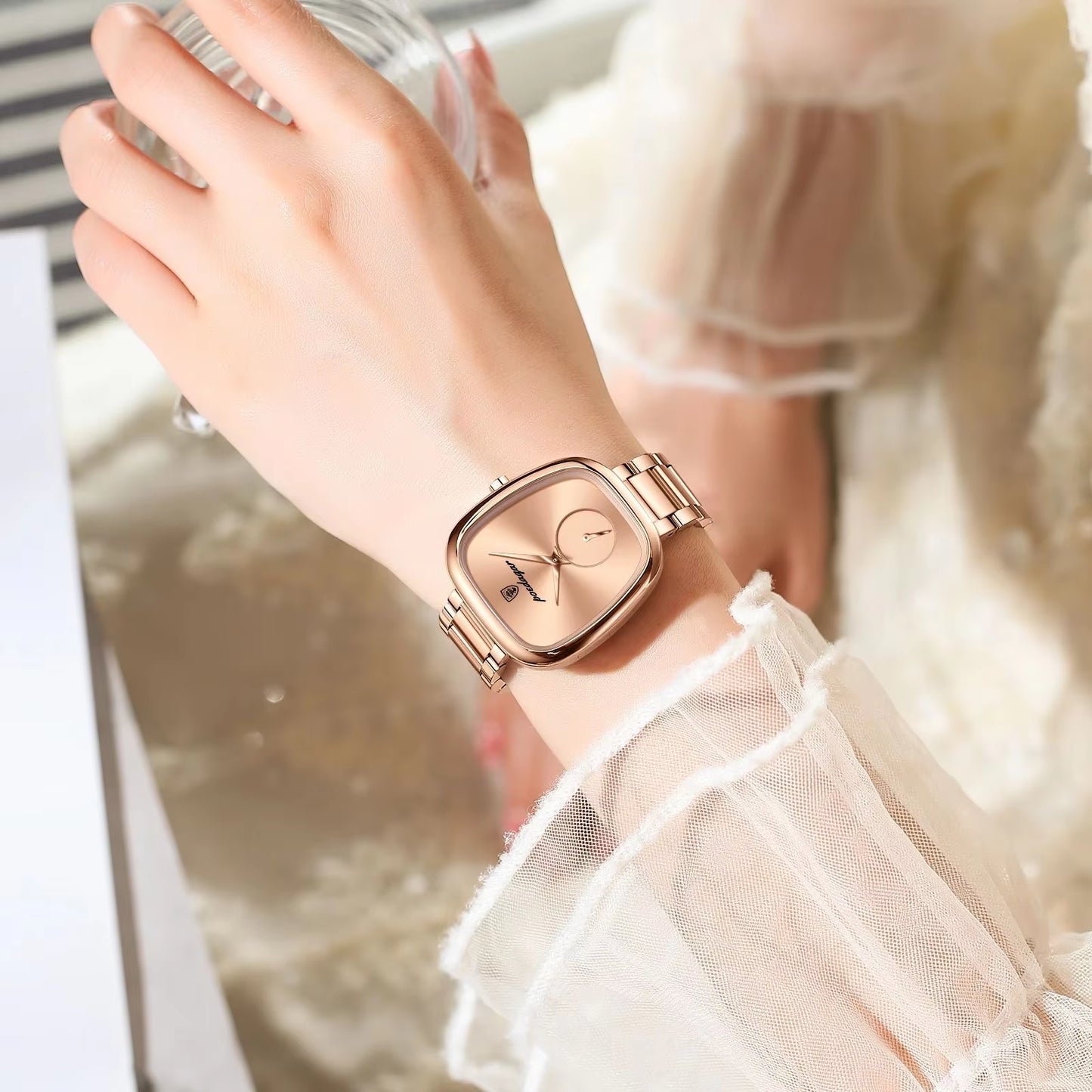 Luxury Woman Watch Waterproof Stainless Steel Ladies Watch Fashion Quartz Women'S Watches Elegant Simple Female Clock