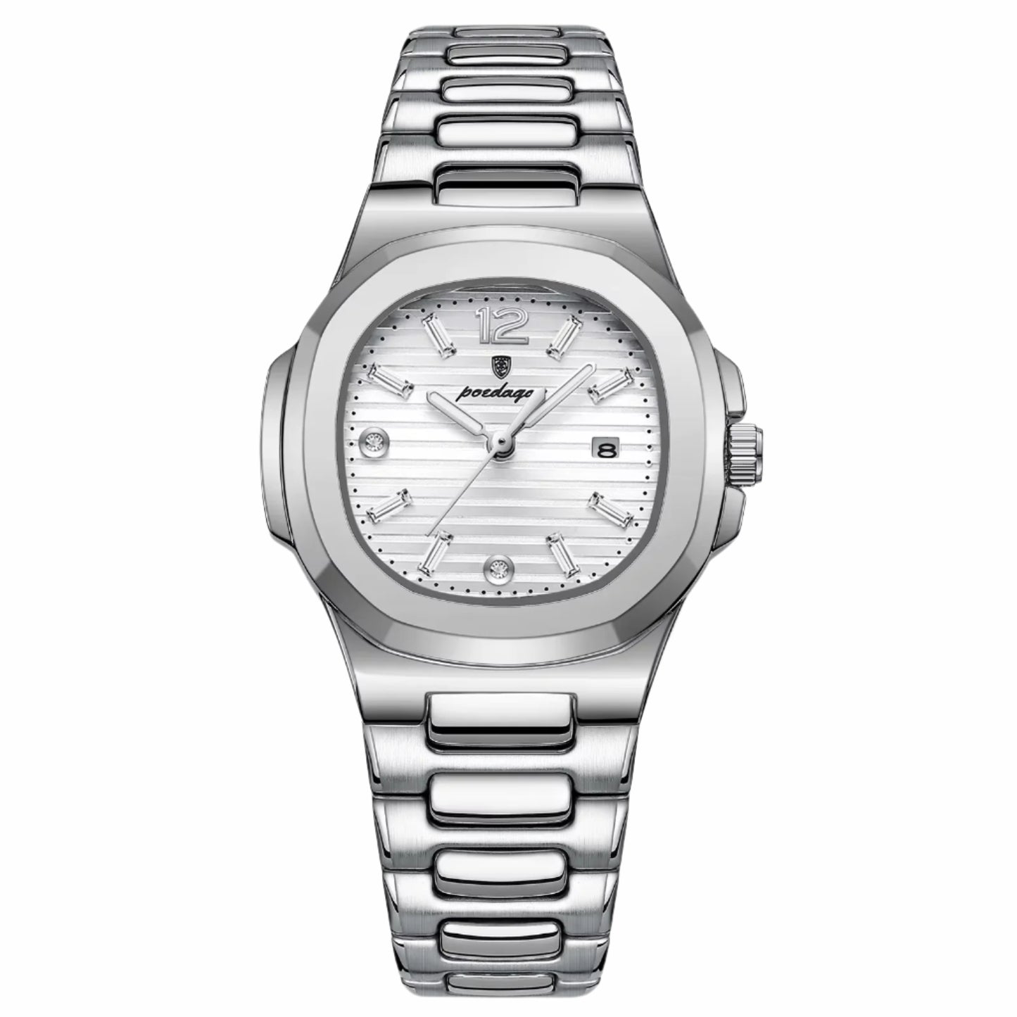 Luxury Watch for Woman Square Ladies Quartz Watch Luminous Waterproof Date Women'S Watches Dress Female Clock Reloj+Box