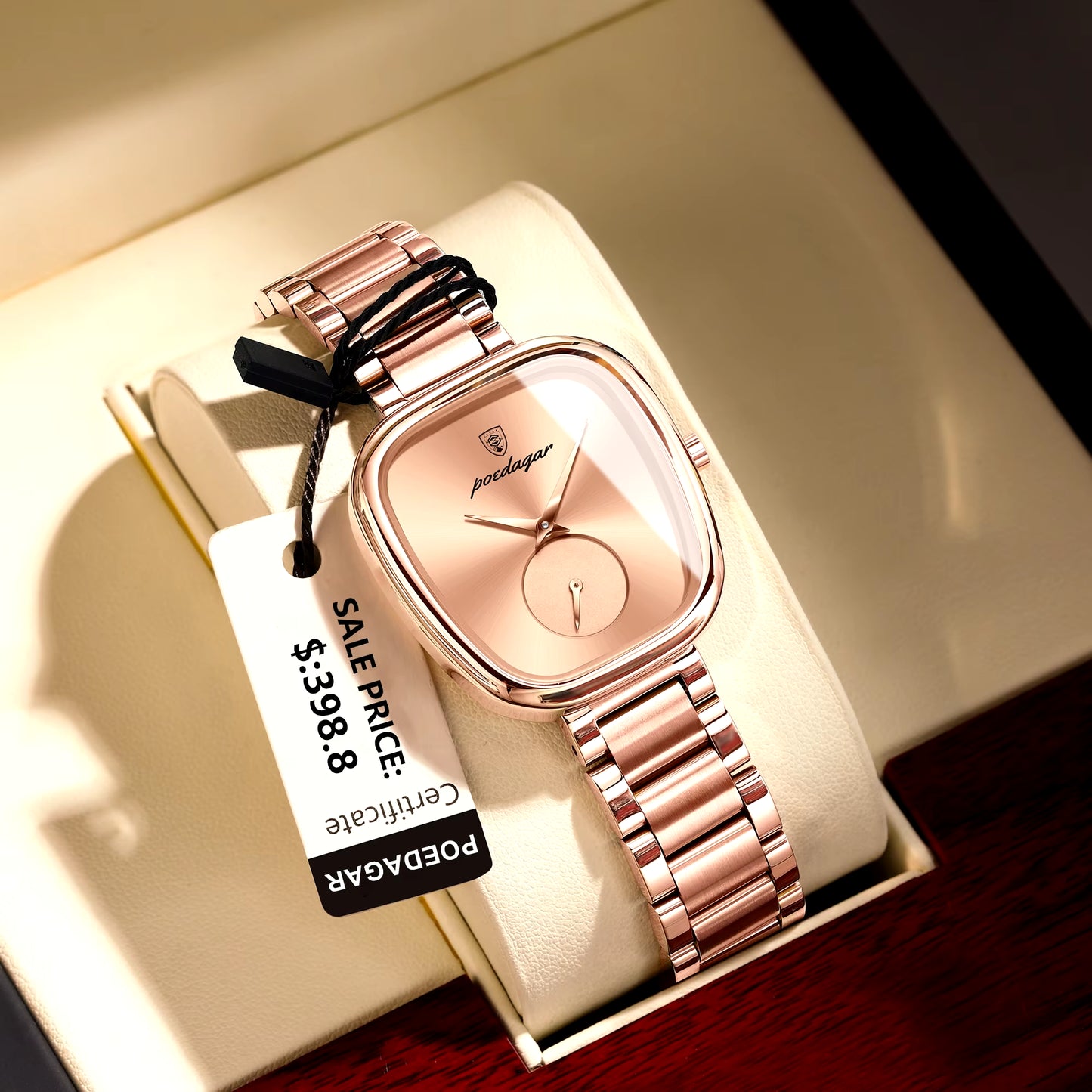 Luxury Woman Watch Waterproof Stainless Steel Ladies Watch Fashion Quartz Women'S Watches Elegant Simple Female Clock