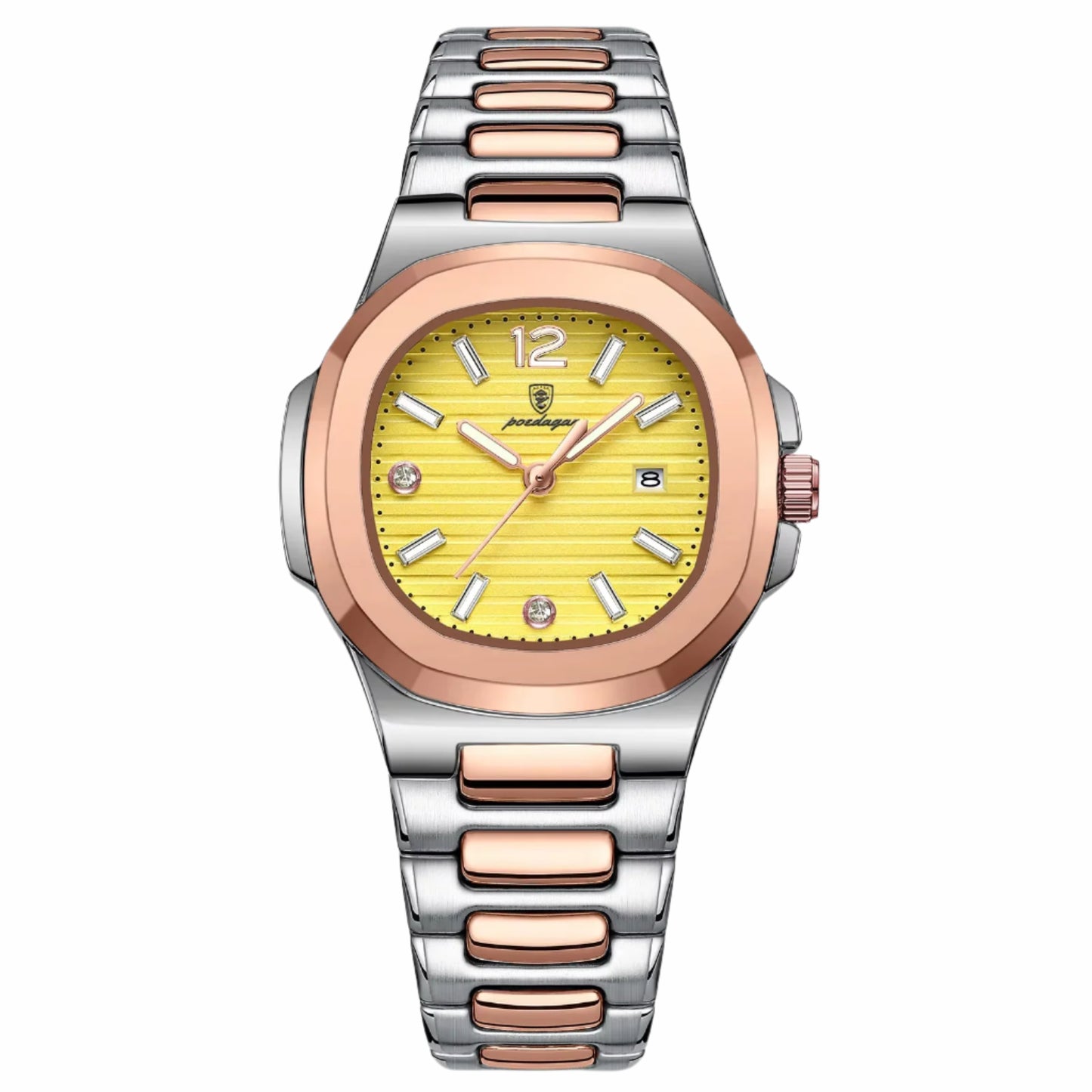 Luxury Watch for Woman Square Ladies Quartz Watch Luminous Waterproof Date Women'S Watches Dress Female Clock Reloj+Box