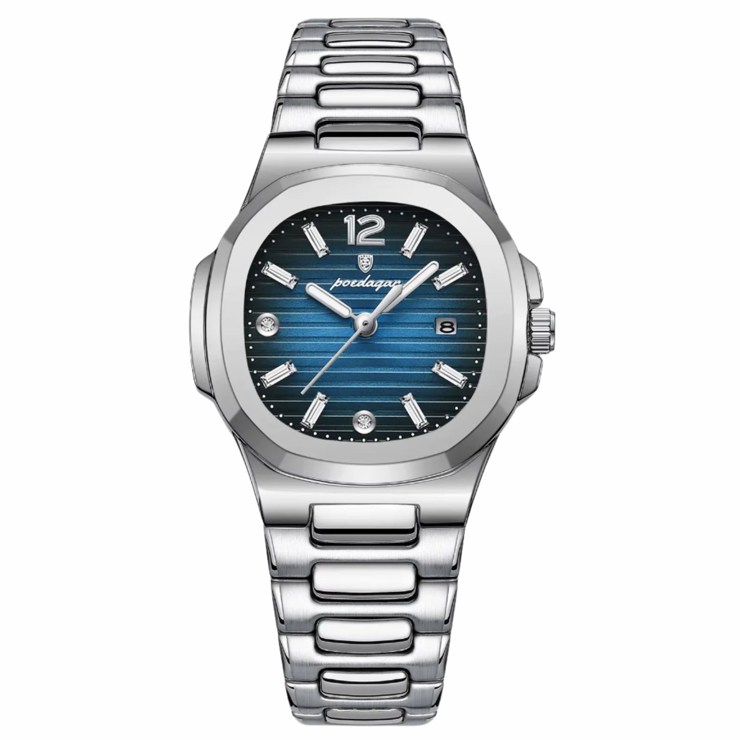 Luxury Watch for Woman Square Ladies Quartz Watch Luminous Waterproof Date Women'S Watches Dress Female Clock Reloj+Box