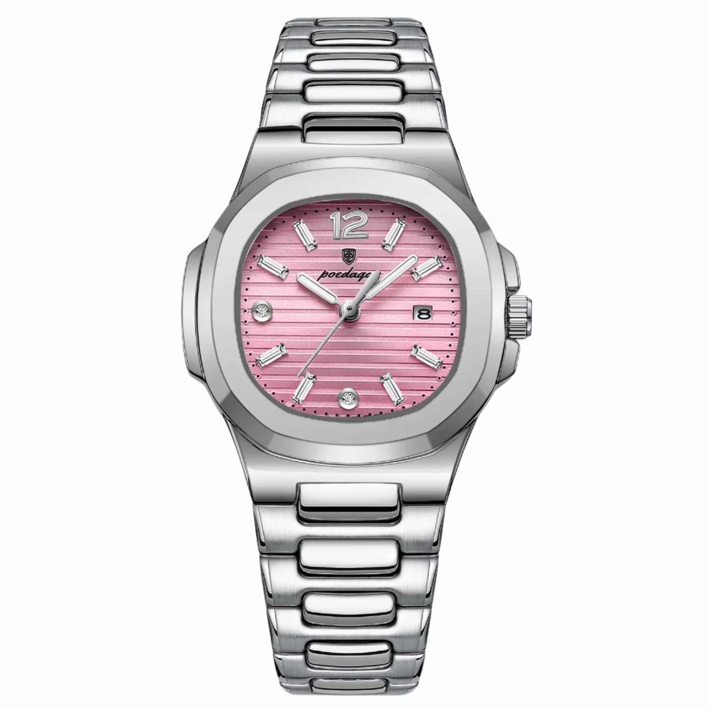 Luxury Watch for Woman Square Ladies Quartz Watch Luminous Waterproof Date Women'S Watches Dress Female Clock Reloj+Box