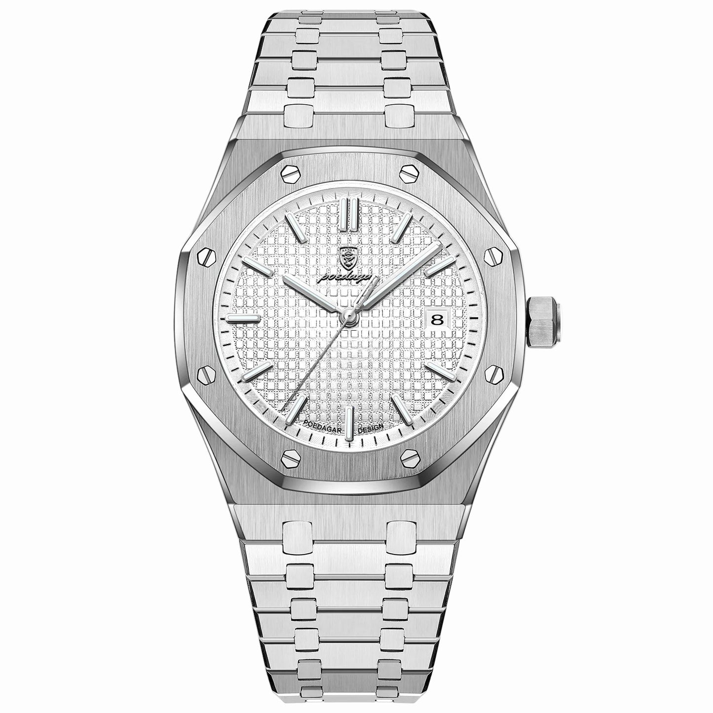Luxury Business Man Wristwatch Waterproof Luminous Date Men Watch Stainless Steel Fashion Quartz Watches for Men Reloj