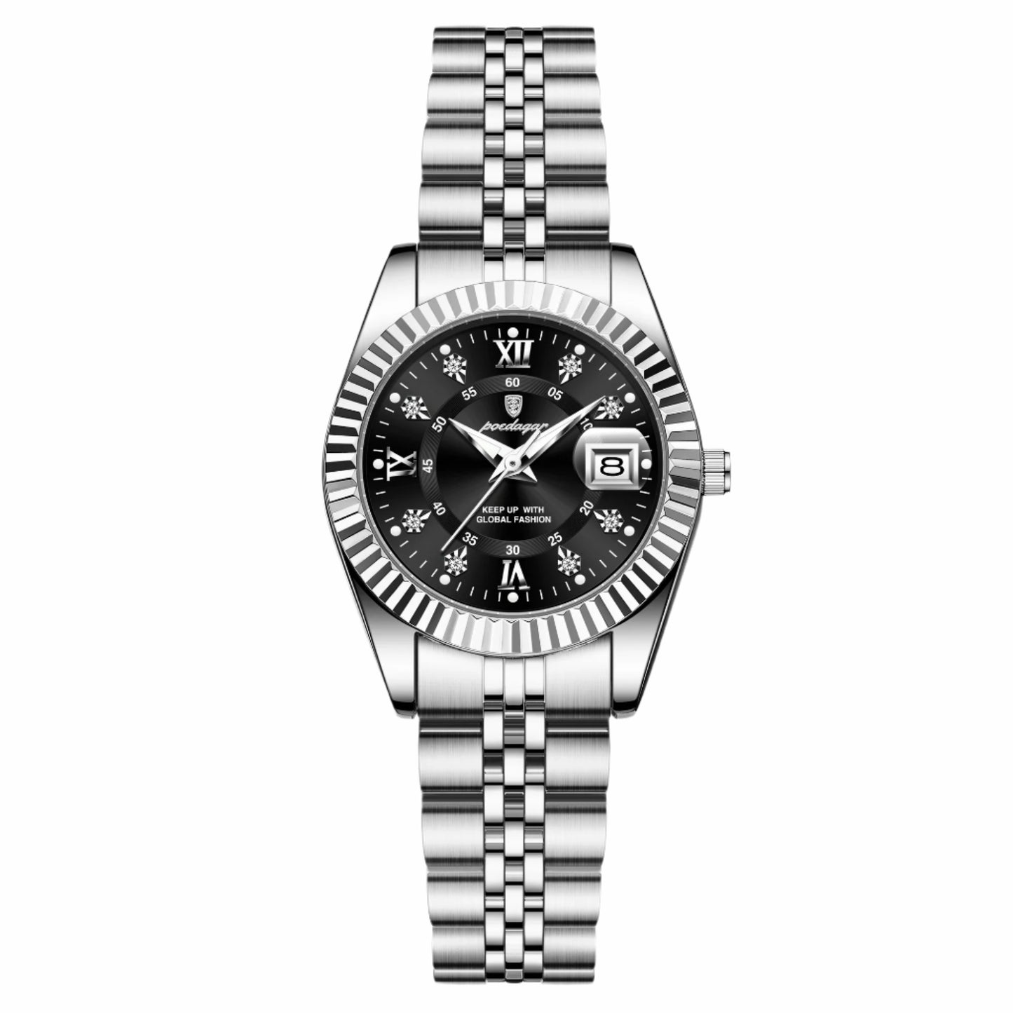 Luxury Elegant Watch for Women Waterproof Luminous Date Ladies Watch Stainless Steel Quartz Women'S Watches Girl Reloj