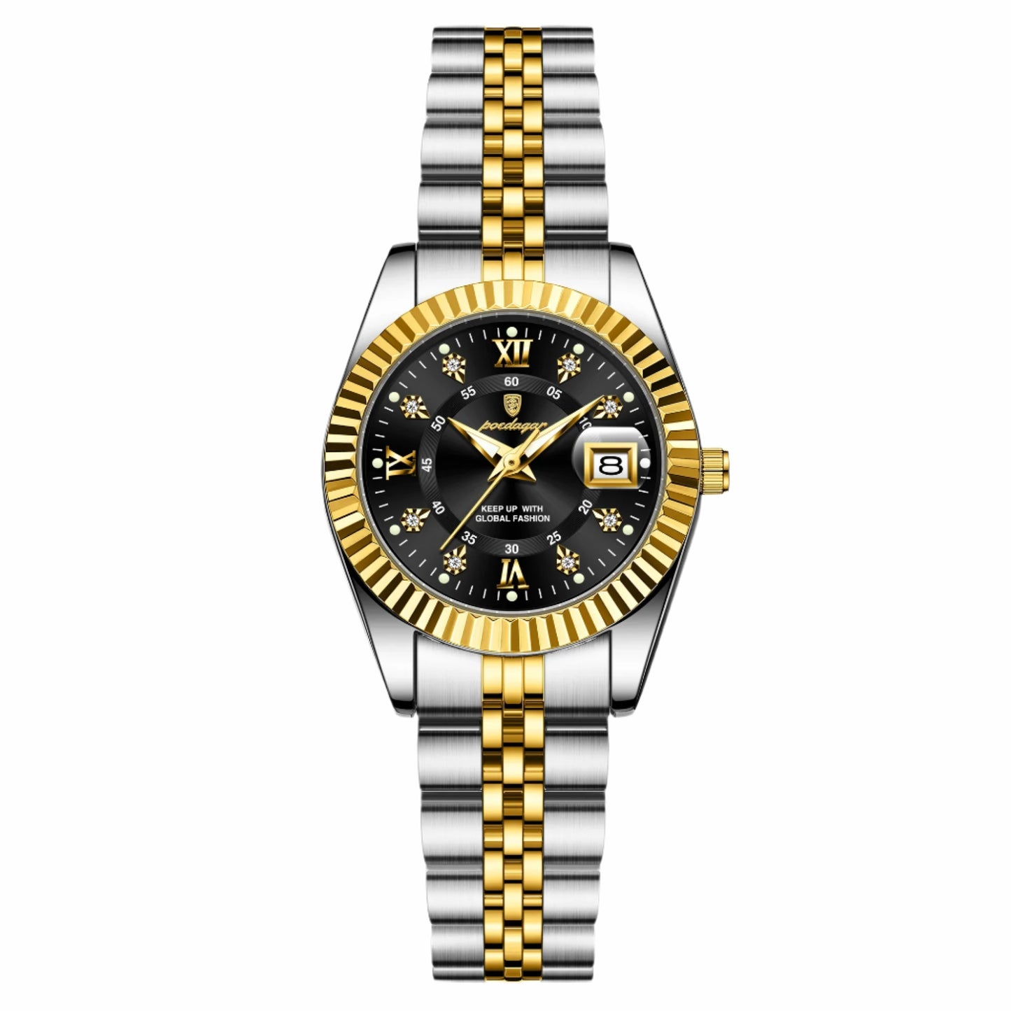 Luxury Elegant Watch for Women Waterproof Luminous Date Ladies Watch Stainless Steel Quartz Women'S Watches Girl Reloj