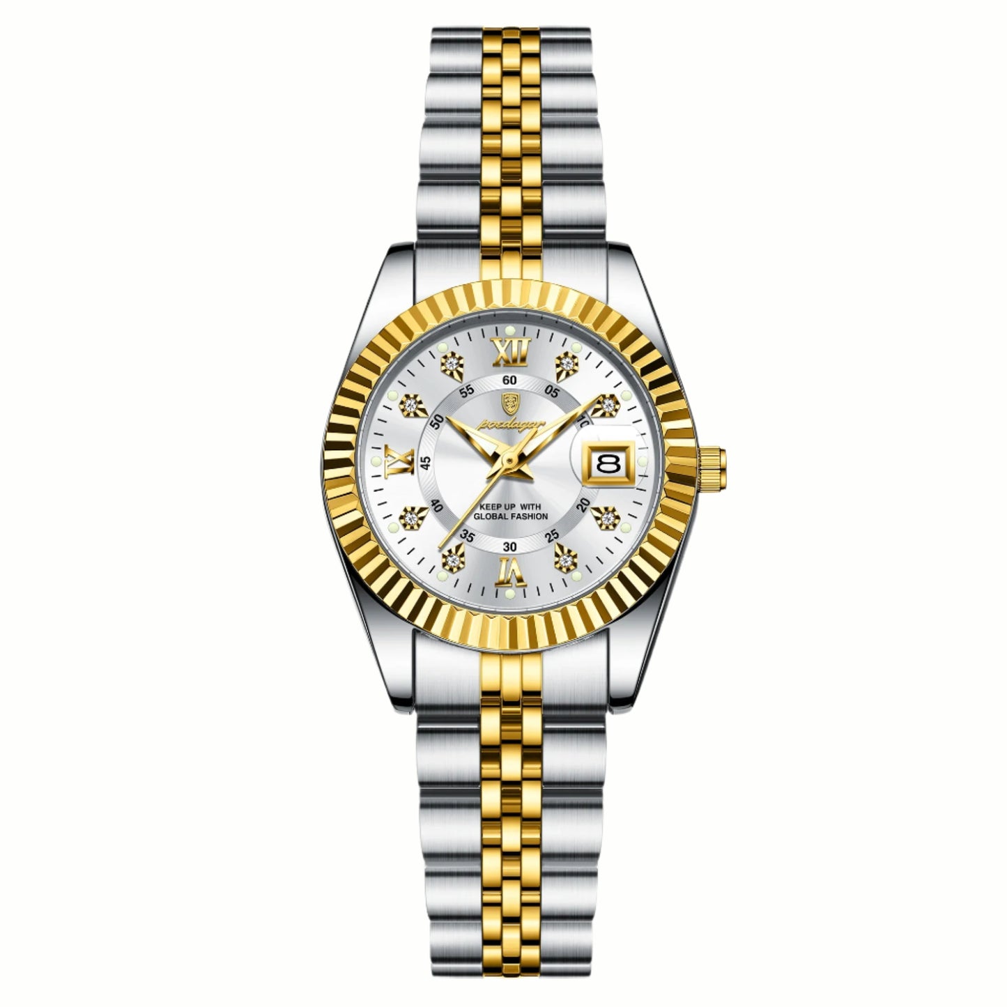 Luxury Elegant Watch for Women Waterproof Luminous Date Ladies Watch Stainless Steel Quartz Women'S Watches Girl Reloj