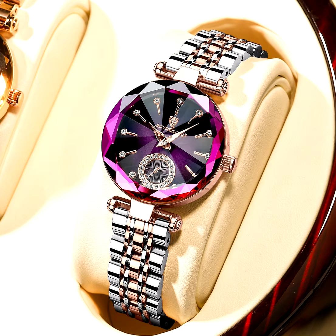 Luxury Woman Wristwatch Elegant Waterproof Stainless Steel Watch for Ladies Dress Diamond Quartz Women'S Watches Reloj