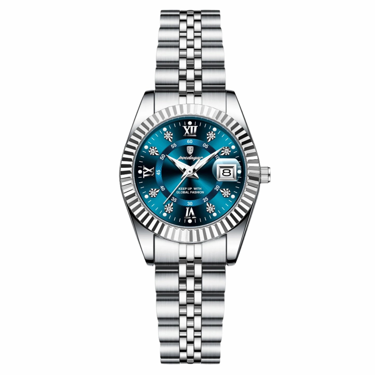 Luxury Elegant Watch for Women Waterproof Luminous Date Ladies Watch Stainless Steel Quartz Women'S Watches Girl Reloj