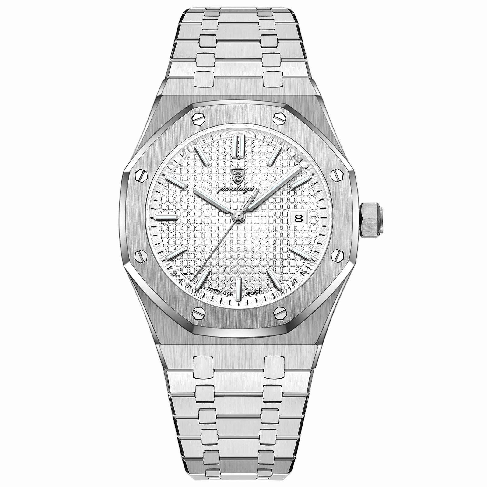 Luxury Business Man Wristwatch Waterproof Luminous Date Men Watch Stainless Steel Fashion Quartz Watches for Men Reloj