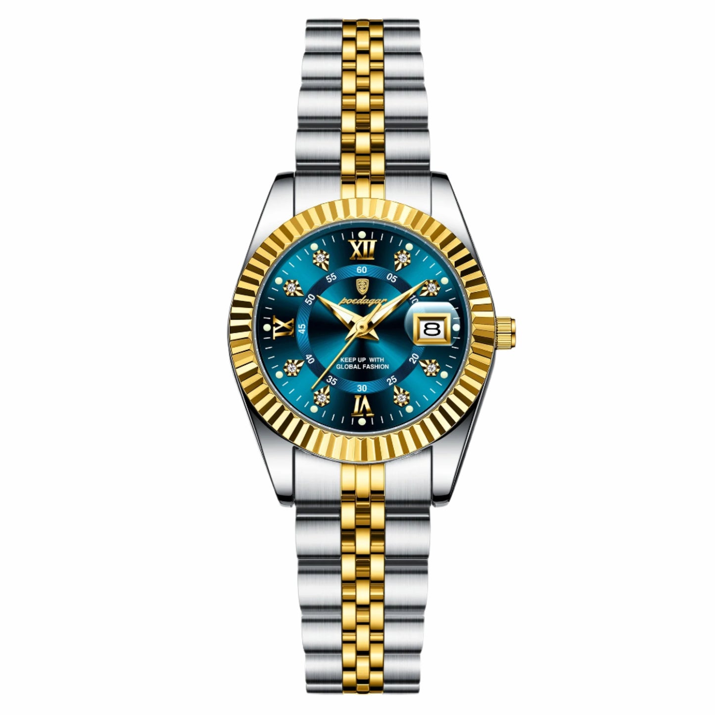 Luxury Elegant Watch for Women Waterproof Luminous Date Ladies Watch Stainless Steel Quartz Women'S Watches Girl Reloj